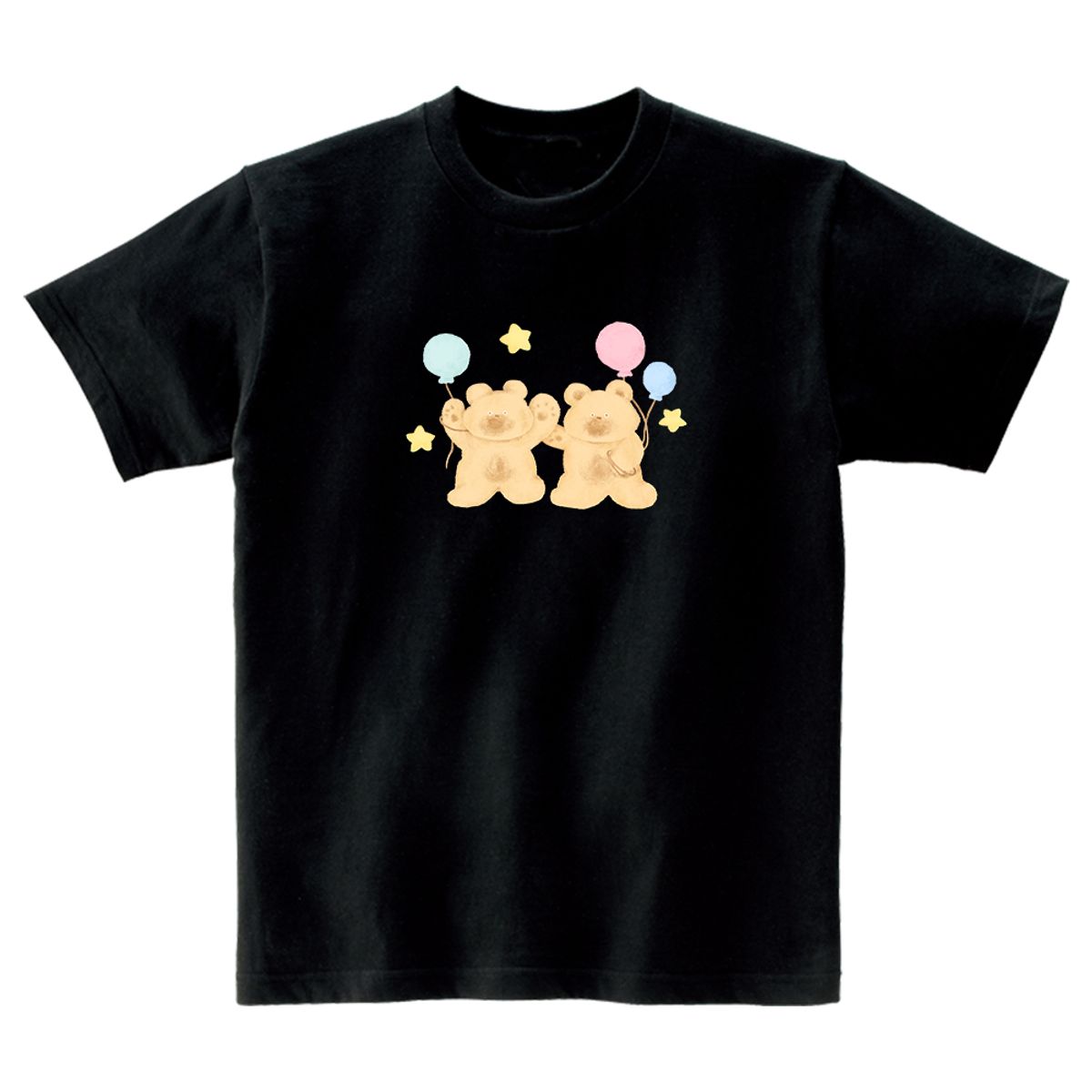 어썸어스(AWESOMEUS) Bear with a balloon T-SHIRTS_4COLOR