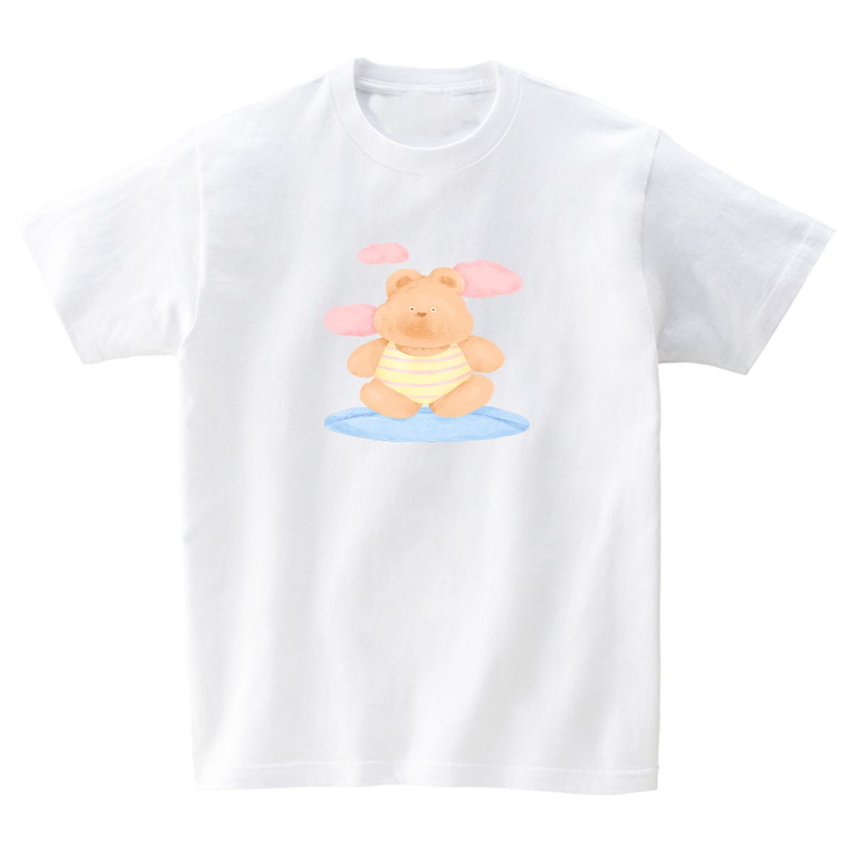 어썸어스(AWESOMEUS) Bear in a swimsuit T-SHIRTS_4COLOR