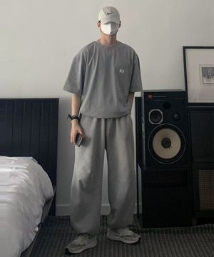 YEI Patch 1/2 Tee 그레이