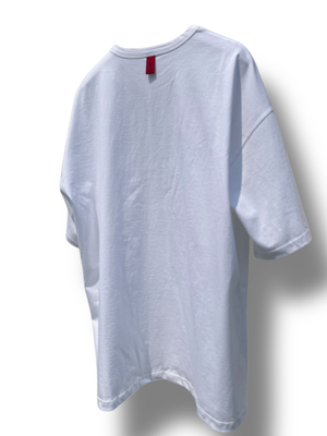 사하라 오버핏 반팔티셔츠 (화이트)