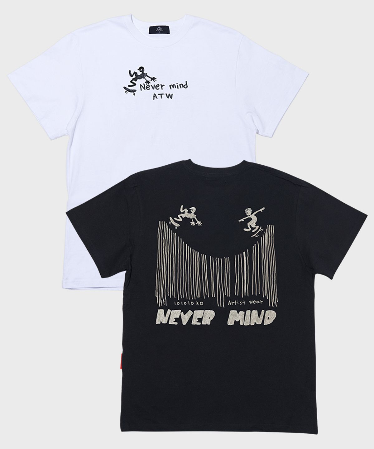 아티스트웨어(ARTISTWEAR) [ATW] 네버마인드 반팔티
