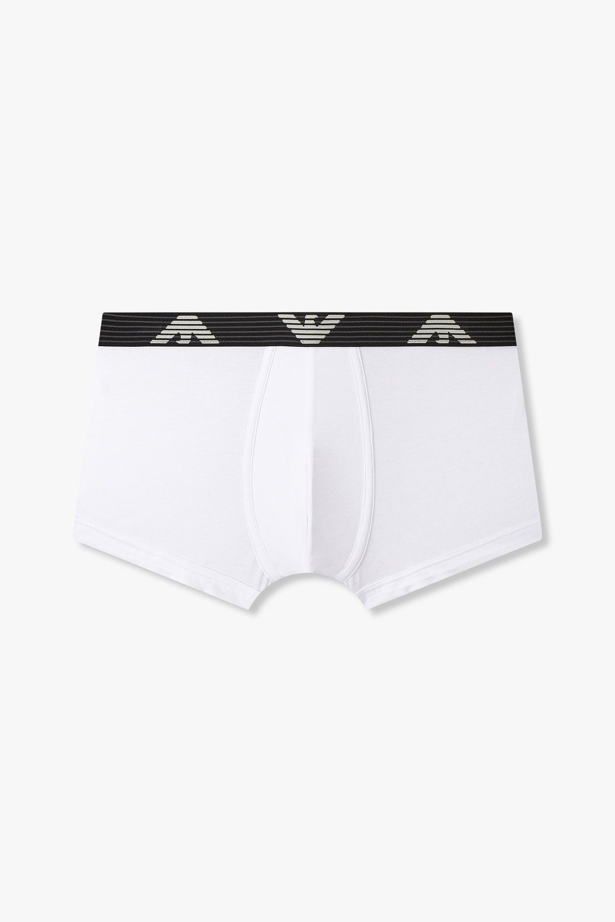 엠포리오 아르마니 언더웨어(EMPORIO ARMANI UNDERWEAR) 남성 스트라이프 밴딩 코튼 드로즈 _화이트 0815112011