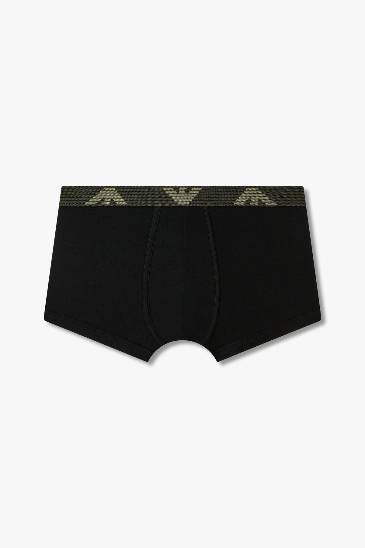 엠포리오 아르마니 언더웨어(EMPORIO ARMANI UNDERWEAR) 남성 스트라이프 밴딩 코튼 드로즈 _블랙 0815112013