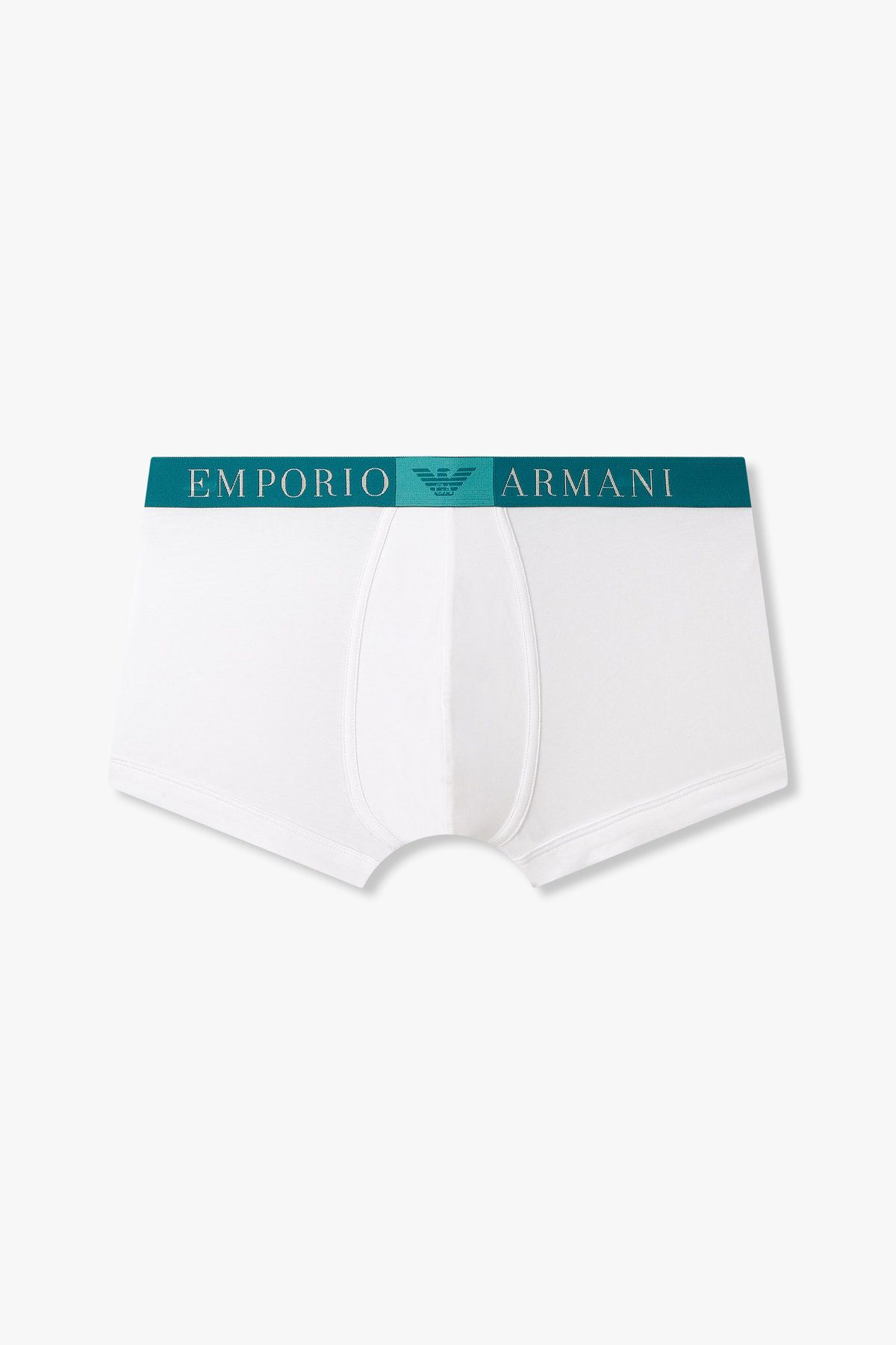 엠포리오 아르마니 언더웨어(EMPORIO ARMANI UNDERWEAR) 남성 스퀘어 이글 밴딩 코튼 드로즈 _화이트 0815112014