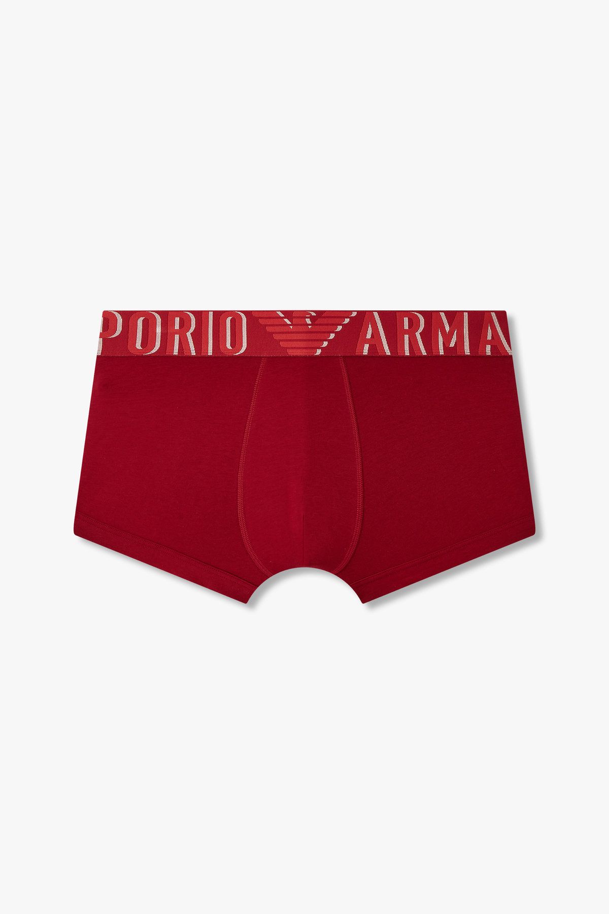 엠포리오 아르마니 언더웨어(EMPORIO ARMANI UNDERWEAR) 남성 볼드 로고 밴딩 코튼 드로즈 _레드 0815112006