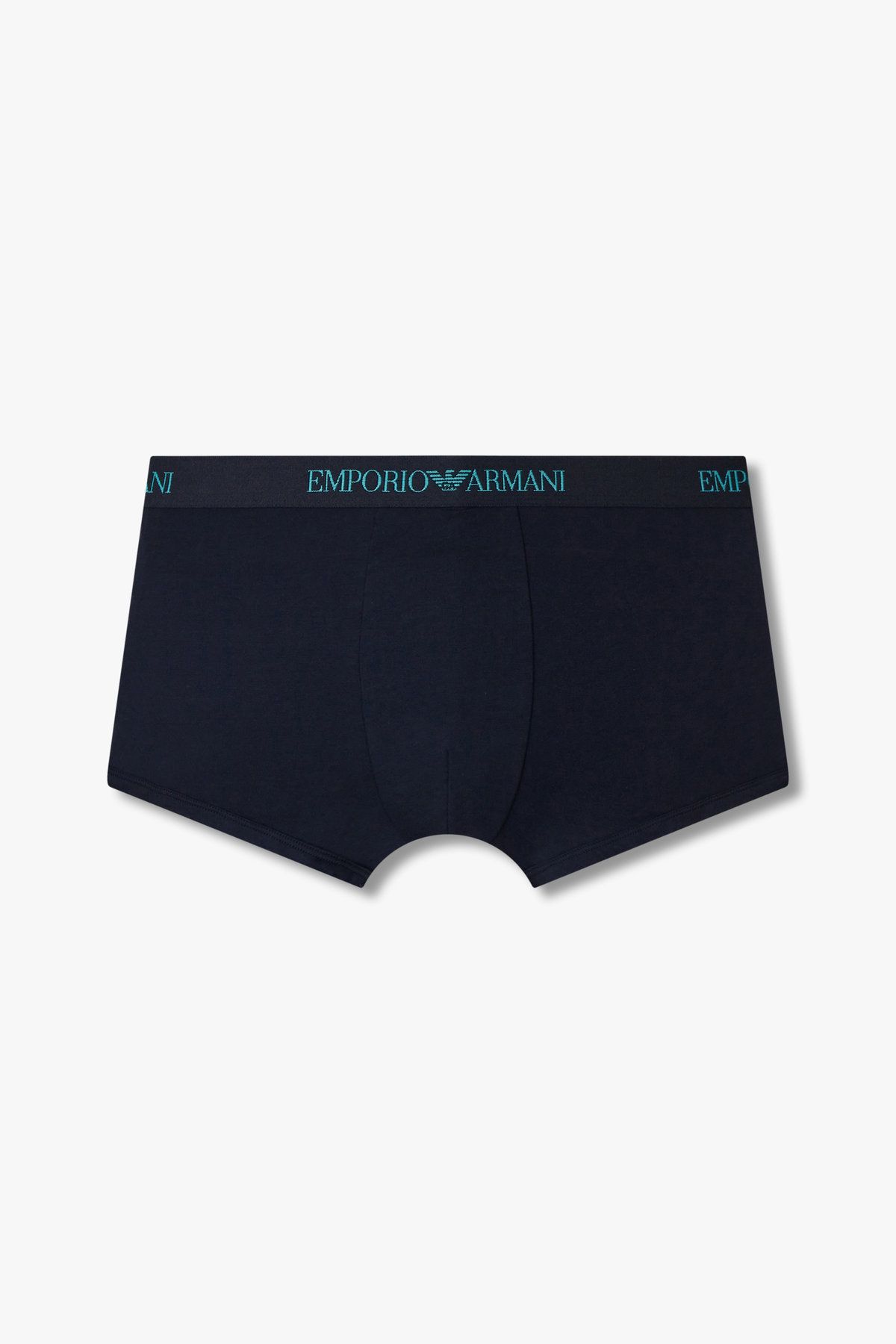 엠포리오 아르마니 언더웨어(EMPORIO ARMANI UNDERWEAR) 남성 로고 밴딩 솔리드 코튼 드로즈 _다크 블루 0815112324