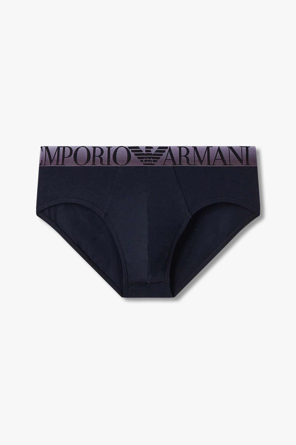 엠포리오 아르마니 언더웨어(EMPORIO ARMANI UNDERWEAR) 남성 그라데이션 밴딩 코튼 브리프 _다크 블루 0815111017