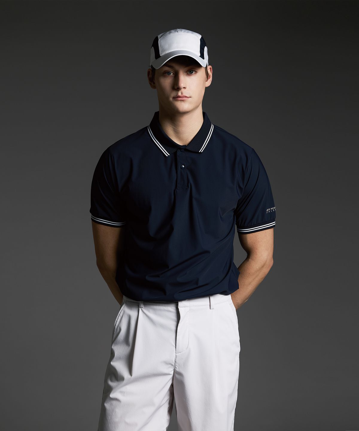 크루멤버스온리(CREW MEMBERS ONLY) FIELD BASIC POLO NAVY