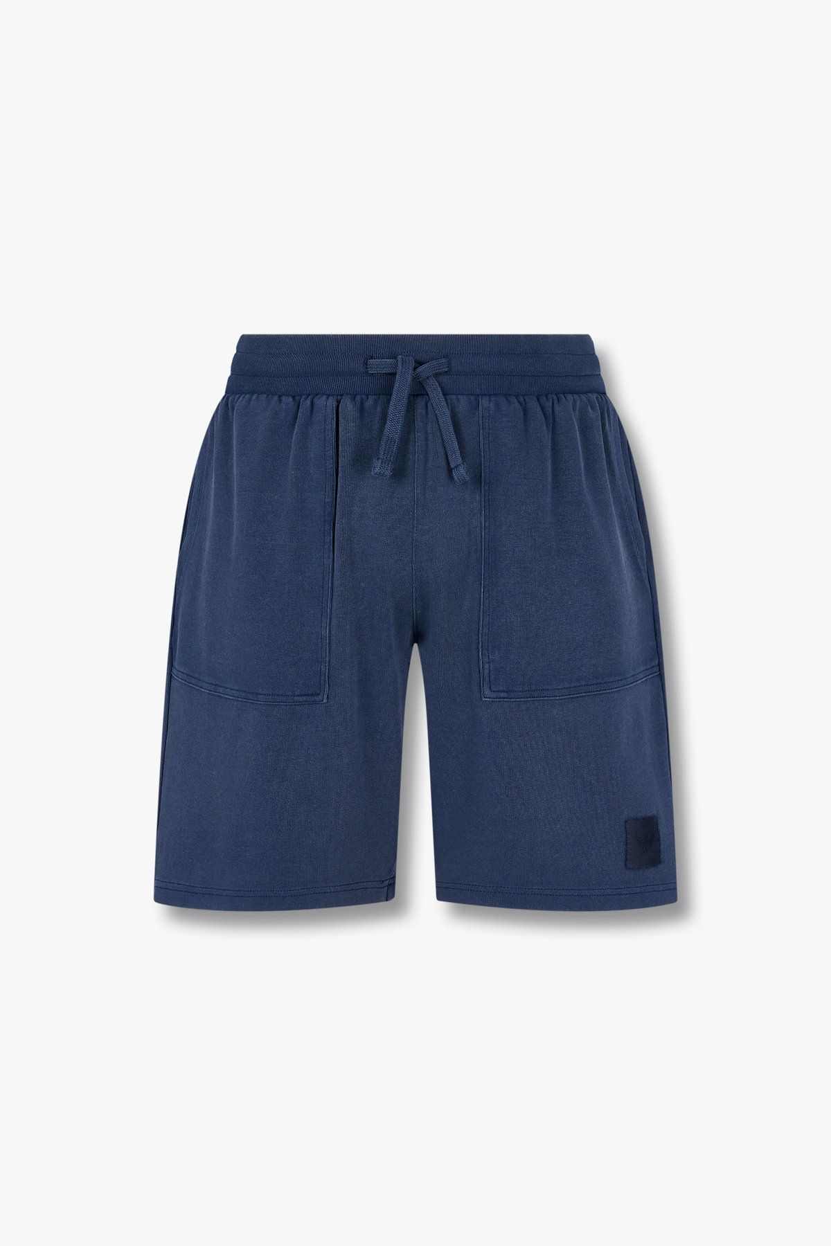 엠포리오 아르마니 언더웨어(EMPORIO ARMANI UNDERWEAR) 남성 로고 패치 라운지 버뮤다 쇼츠 _다크 블루 0815131025
