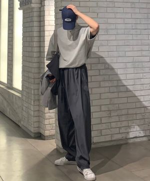 YEI 1/2 Tee (반팔) 연그레이