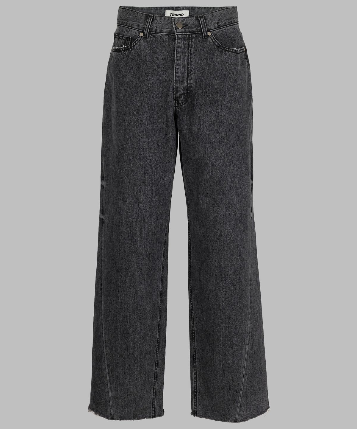 덤(THUMB) CURVED LINE ROUGH DENIM 10