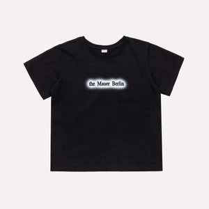 MAUER EDGE POINT LOGO CROP TEE (BLACK)