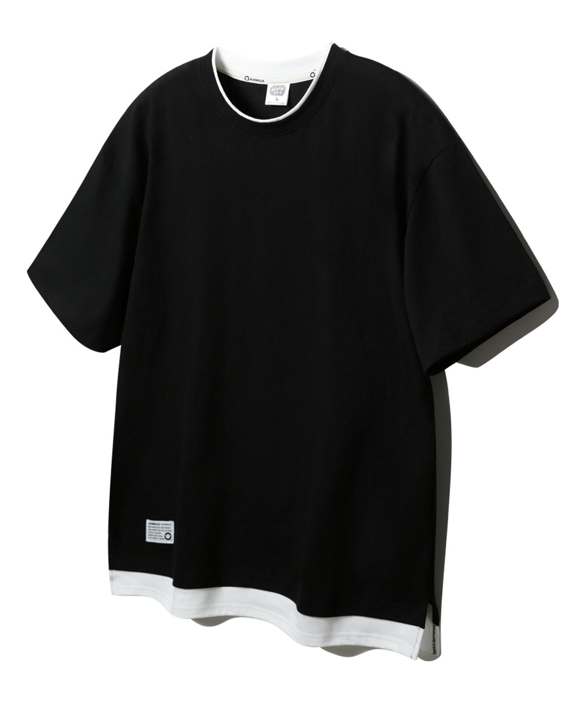 앨빈클로(ALVINCLO) 베이직 레이어드 반팔티 AST3135 (5 COLOR)