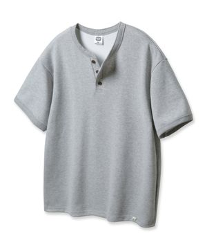 3버튼 헨리넥 루즈핏 반팔티 AST4773 (5 COLOR)