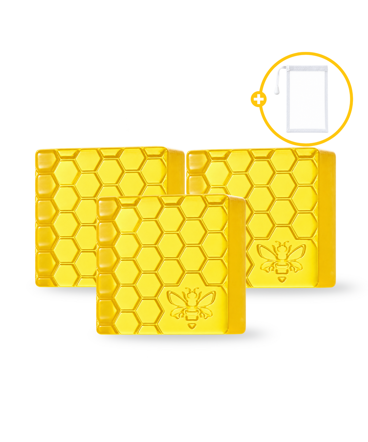 미친스킨(CRAZYSKIN) 프로폴리스 벌집 모공팩 비누 100g 3개 + 거품망 증정