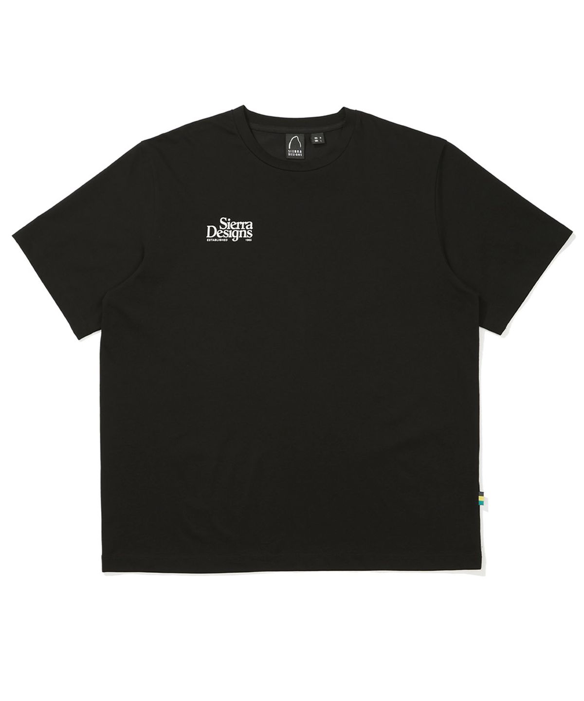 시에라디자인(SIERRA DESIGNS) 리치몬드 로고 칠라이트(CHILL-LITE) 반팔티셔츠 BLACK