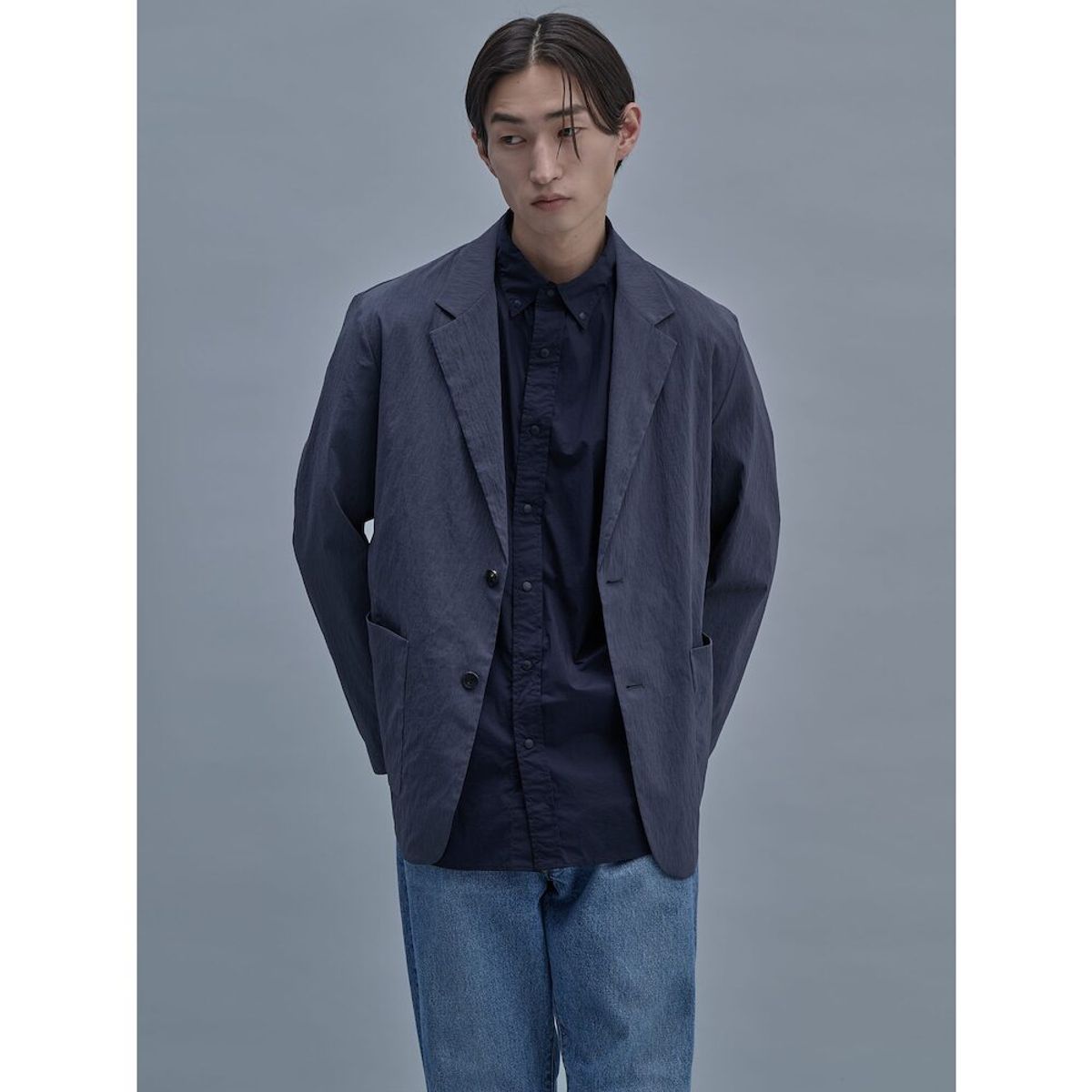 시프트지(SHIFT.G) Summer Officer SetUp Jacket  Grey