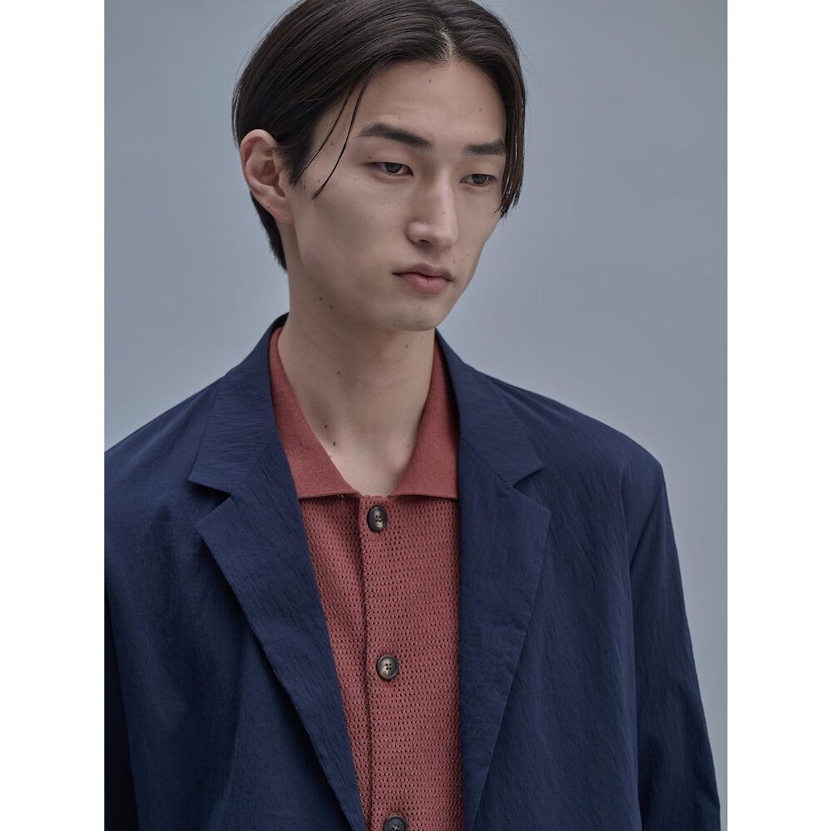 시프트지(SHIFT.G) Summer Officer SetUp Jacket  Navy
