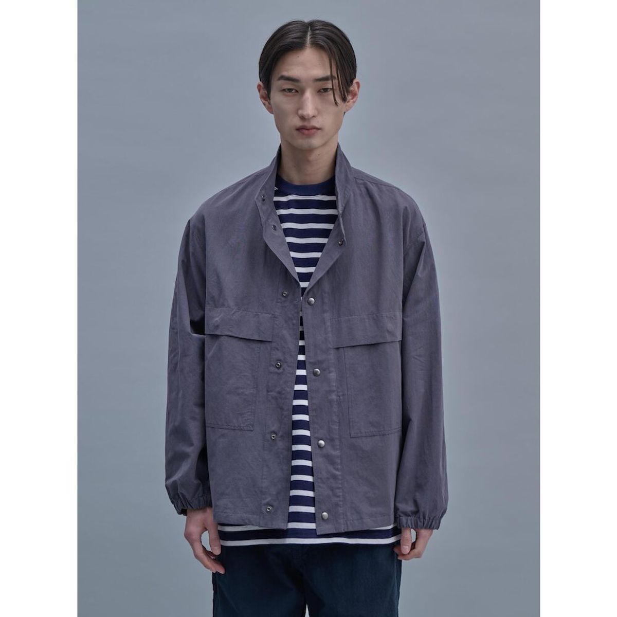 시프트지(SHIFT.G) Cotton Linen ZoomIn Shirts  Ash