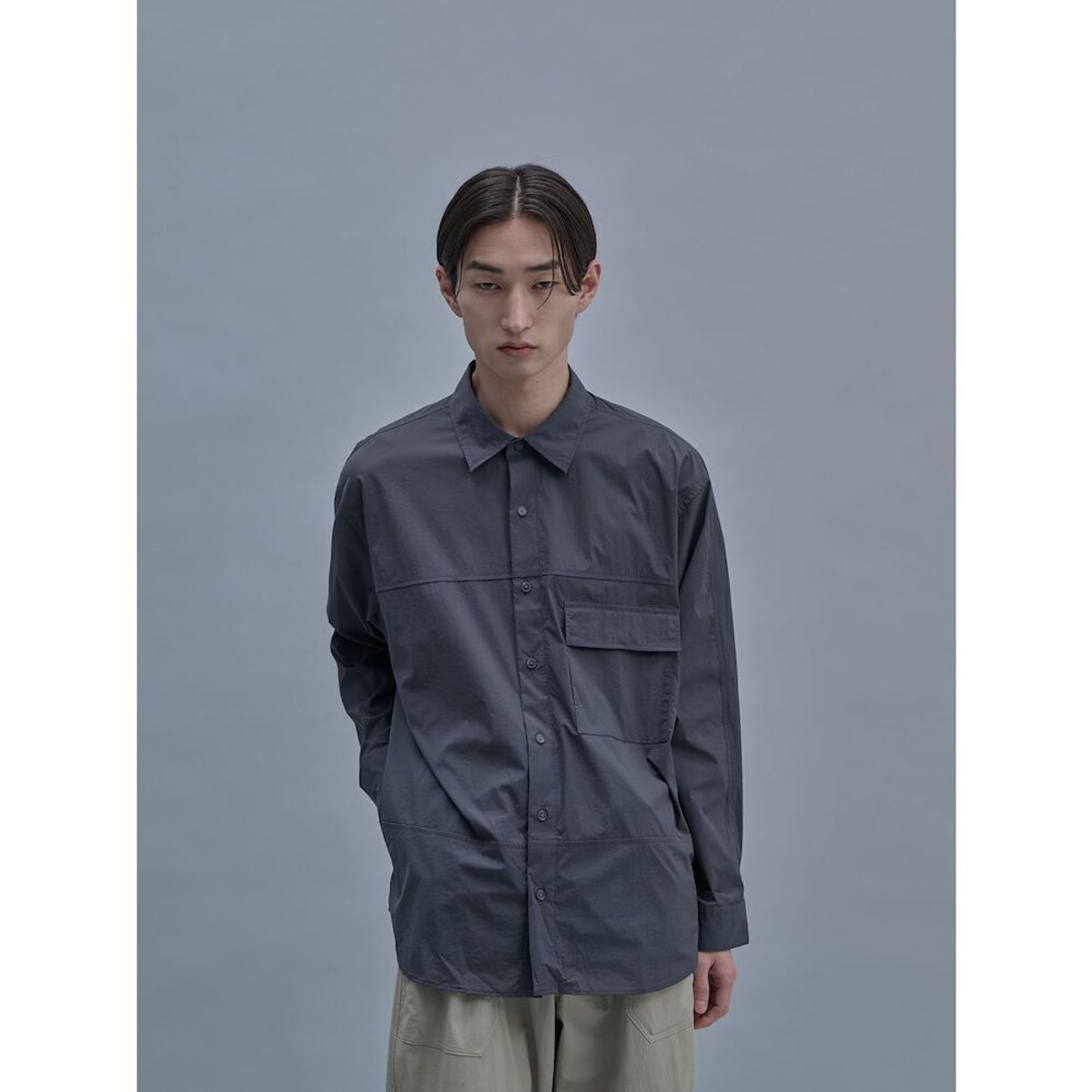 시프트지(SHIFT.G) Utility Cloud Shirts  Ash