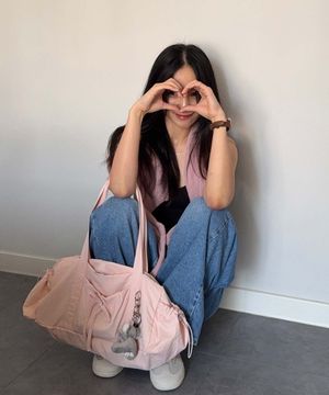 스위트 헤머 숄더백 (핑크)