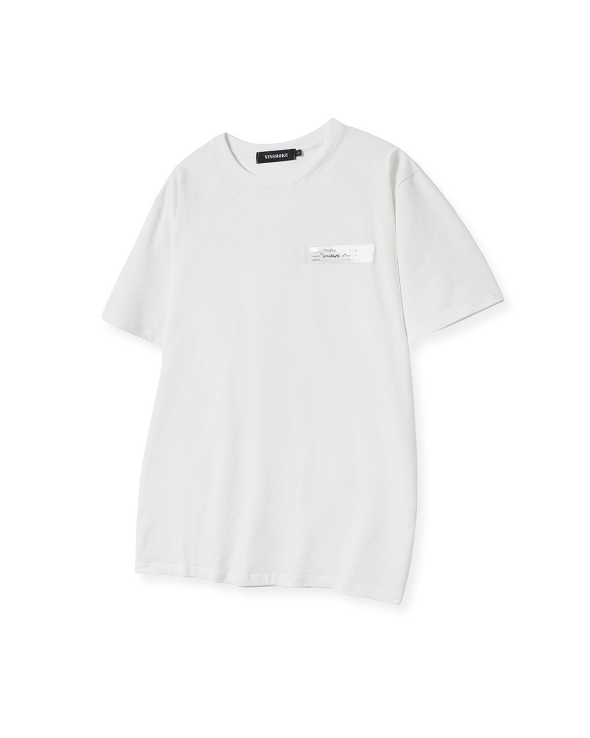 빈스모크(VINSMOKE) PVC Label T-Shirt [WHITE]