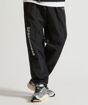 타슬란 우븐 트레이닝 팬츠 블랙