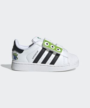 아디다스 X 디즈니 픽사 슈퍼스타 II 컴포트 클로저 인펀트 - 화이트 / JI0090