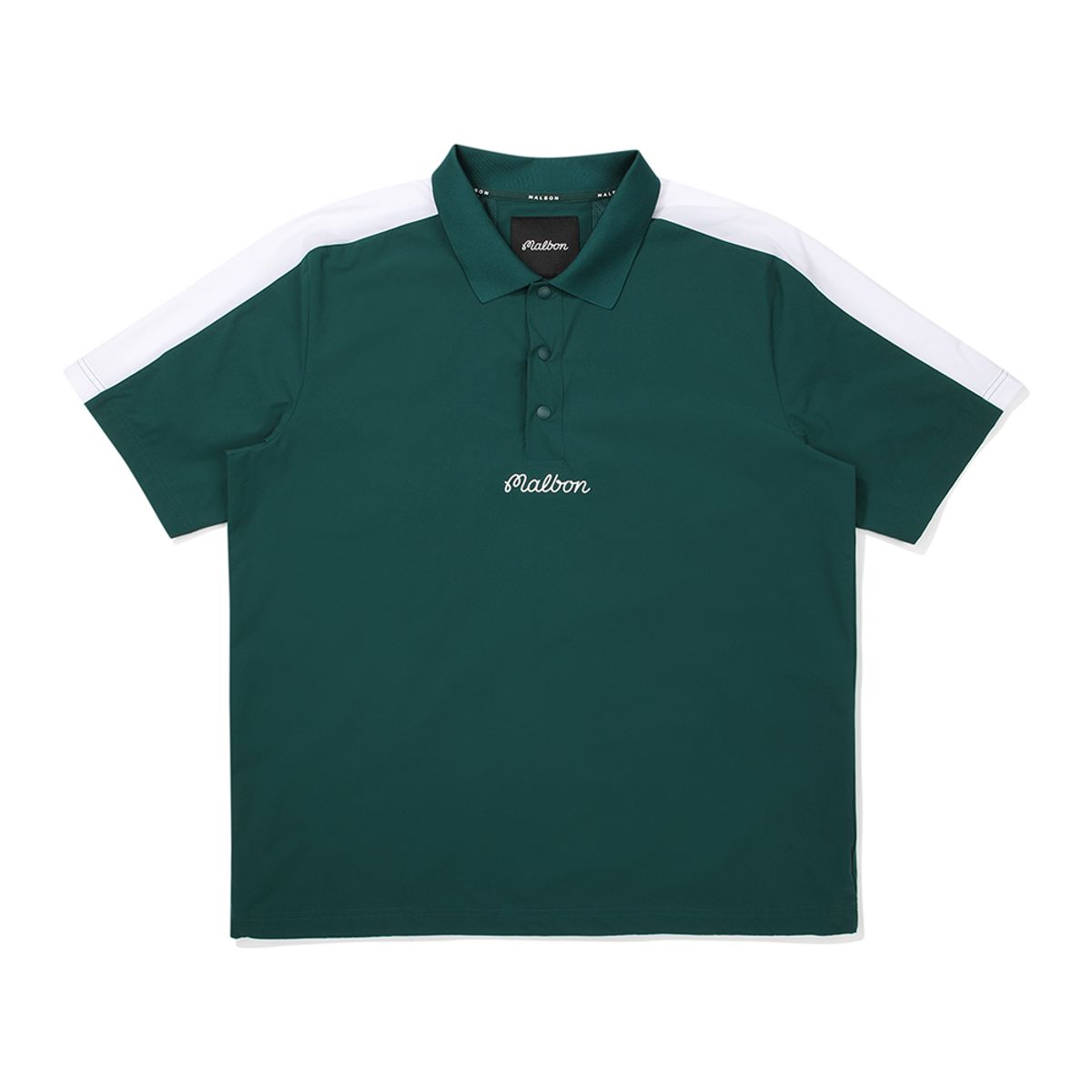 말본 골프(MALBON GOLF) M 카라 스냅 아노락 GREEN (MAN)