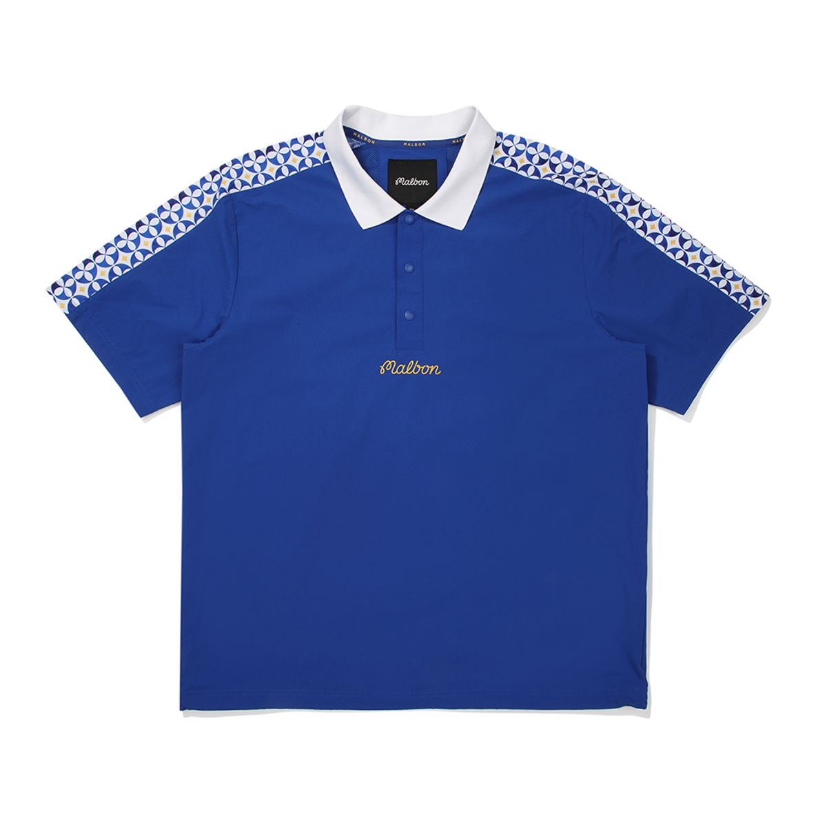 말본 골프(MALBON GOLF) M 카라 스냅 아노락 BLUE (MAN)