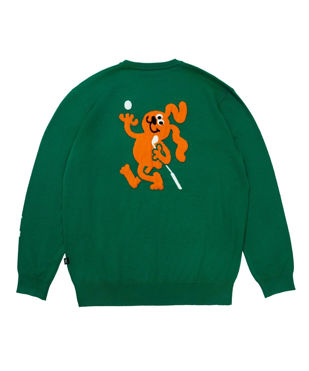 욜프(YORF) YORF KNIT CREWNECK B RABBIT GREEN