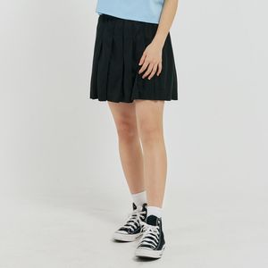 여아 주니어 블랙 밴딩 테니스 스커트