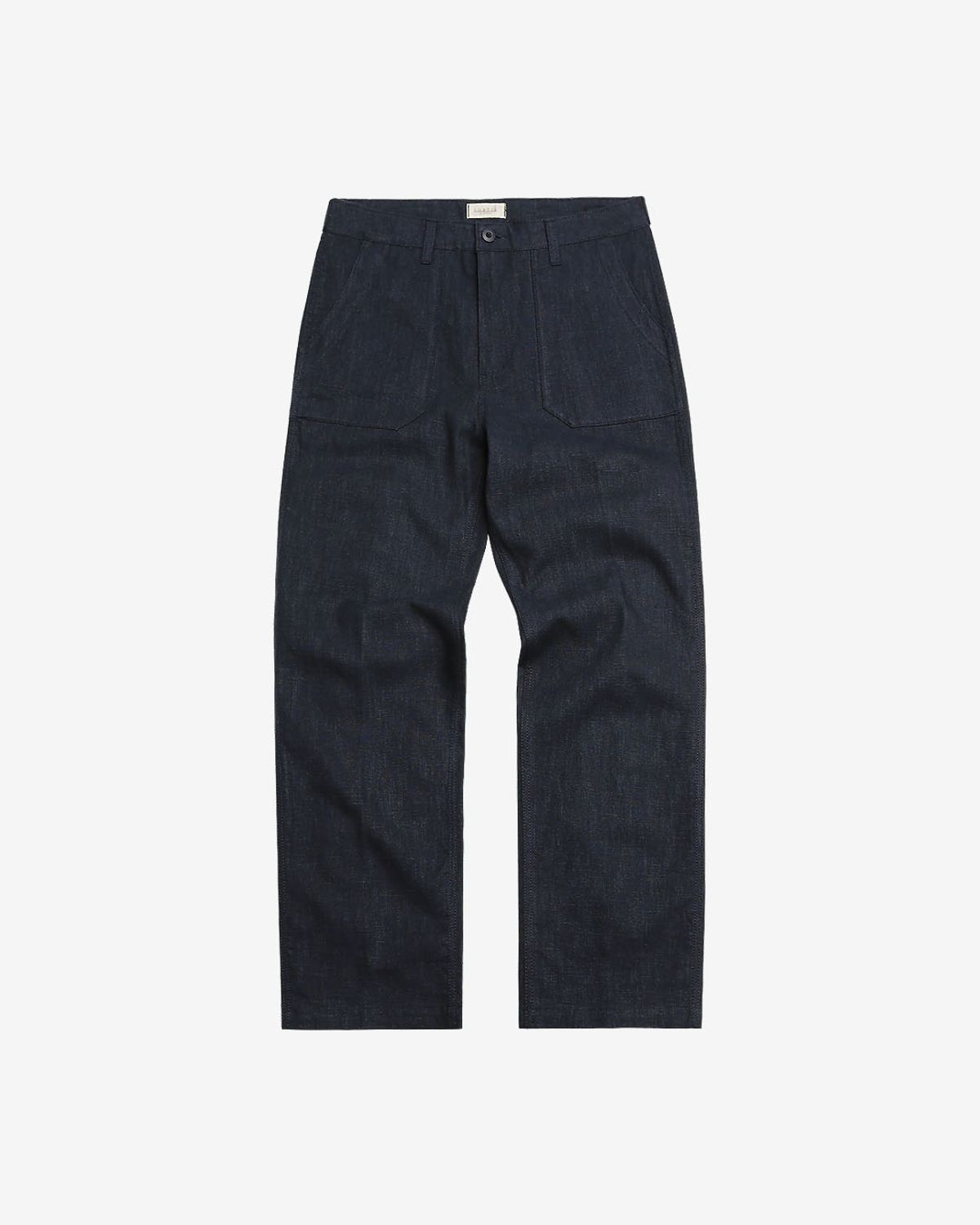 솔티(SORTIE) Utility Linen Fatigue Pants (Navy)