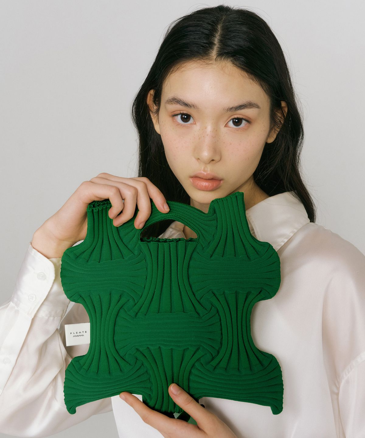 플리츠마마(PLEATSMAMA) 뉴보우백 그린