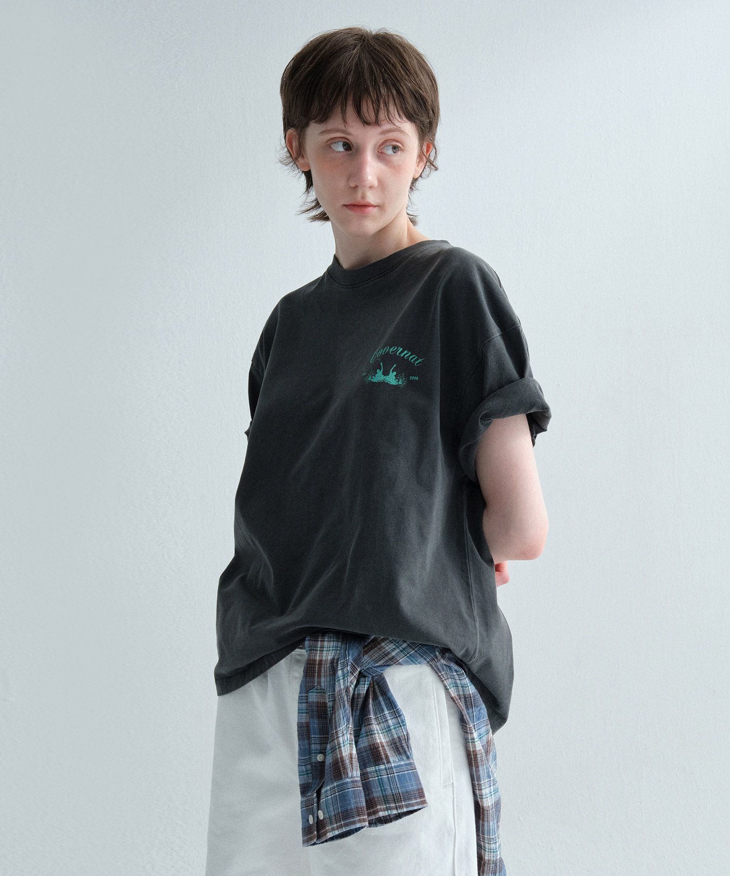 Tシャツ・カットソー COVERNAT Surfer Dying Graphic T-Shirt Purple Surfer Dying Graphic T-Shirt Purple - Covernat | 60% - Asian