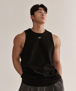 스몰로고 코튼 슬리브리스_4color