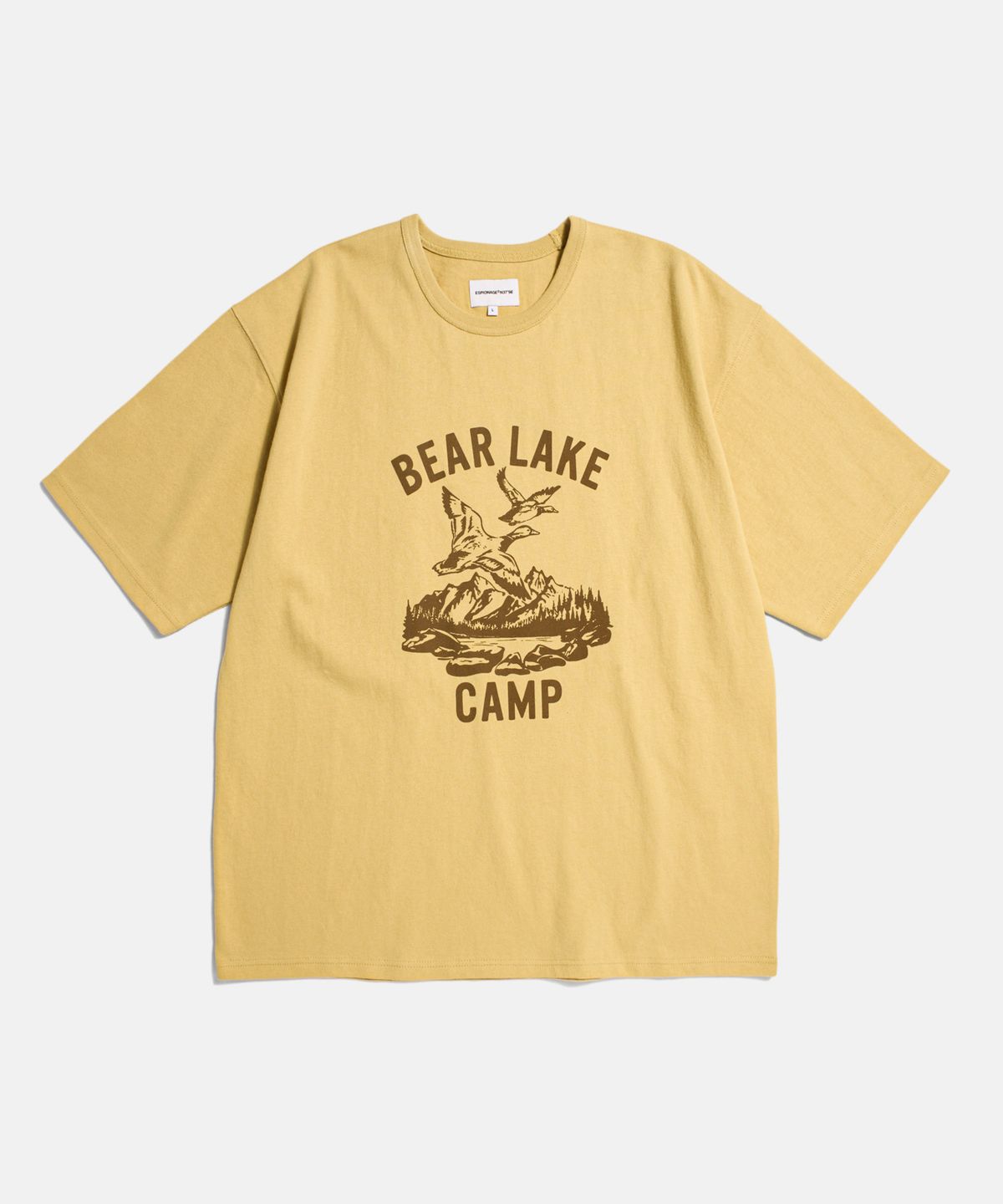 에스피오나지(ESPIONAGE) Duck Camp Heavyweight Tee Vintage Yellow