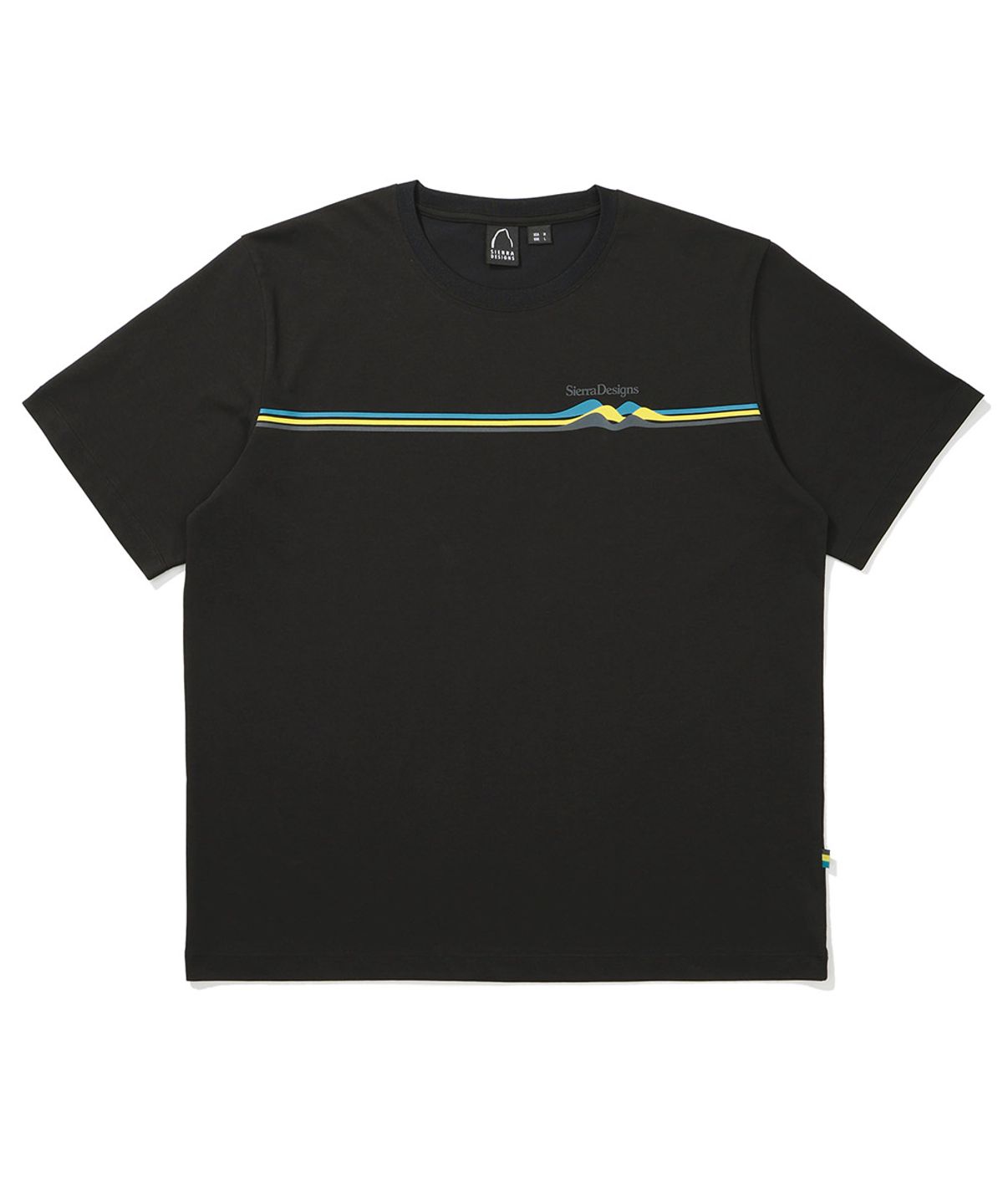 시에라디자인(SIERRA DESIGNS) 트라이컬러 칠라이트(CHILL-LITE) 반팔티셔츠 BLACK