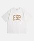 ESP.College Logo Heavyweight Tee Off White