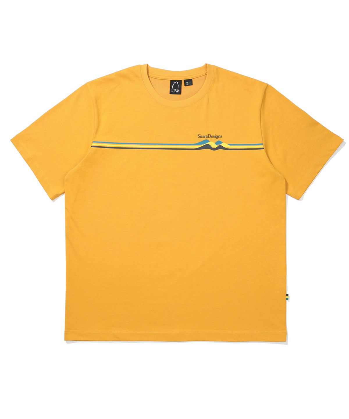 시에라디자인(SIERRA DESIGNS) 트라이컬러 칠라이트(CHILL-LITE) 반팔티셔츠 YELLOW