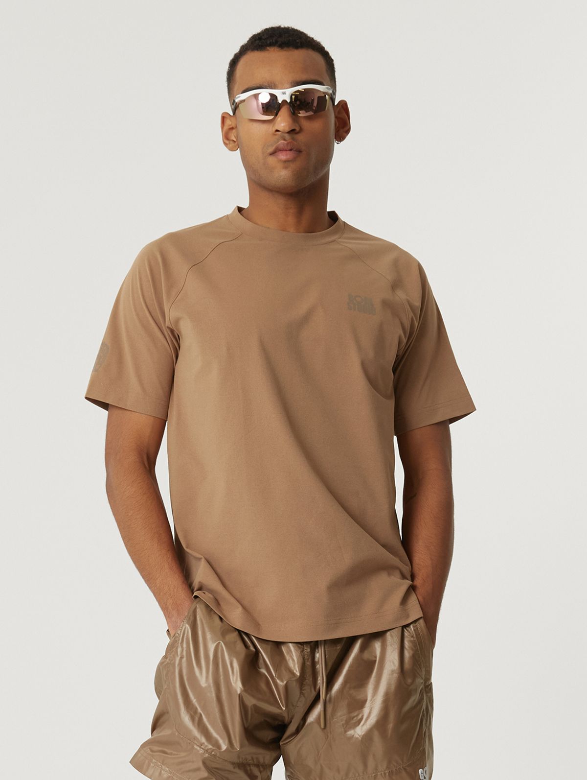 골스튜디오(GOALSTUDIO) MS AIR DRY TEE-BROWN