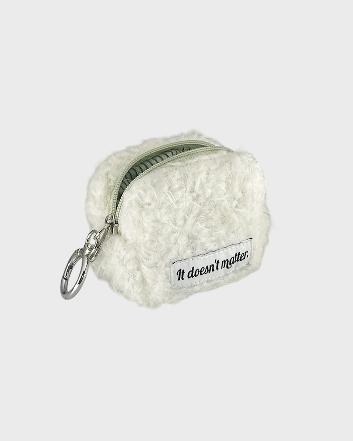 잇더즌매터(IT DOESN'T MATTER) Booboo Pouch (Ivory, Mini Key ring)