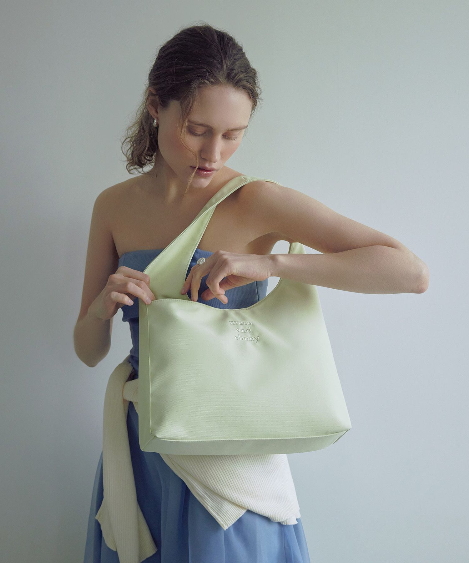 追跡有り 韓国シンプル【mucu and ebony】 Neat Bag (mint) MUSINSA公式 | MUCU AND EBONY Soft Bag Soft Bag Mint