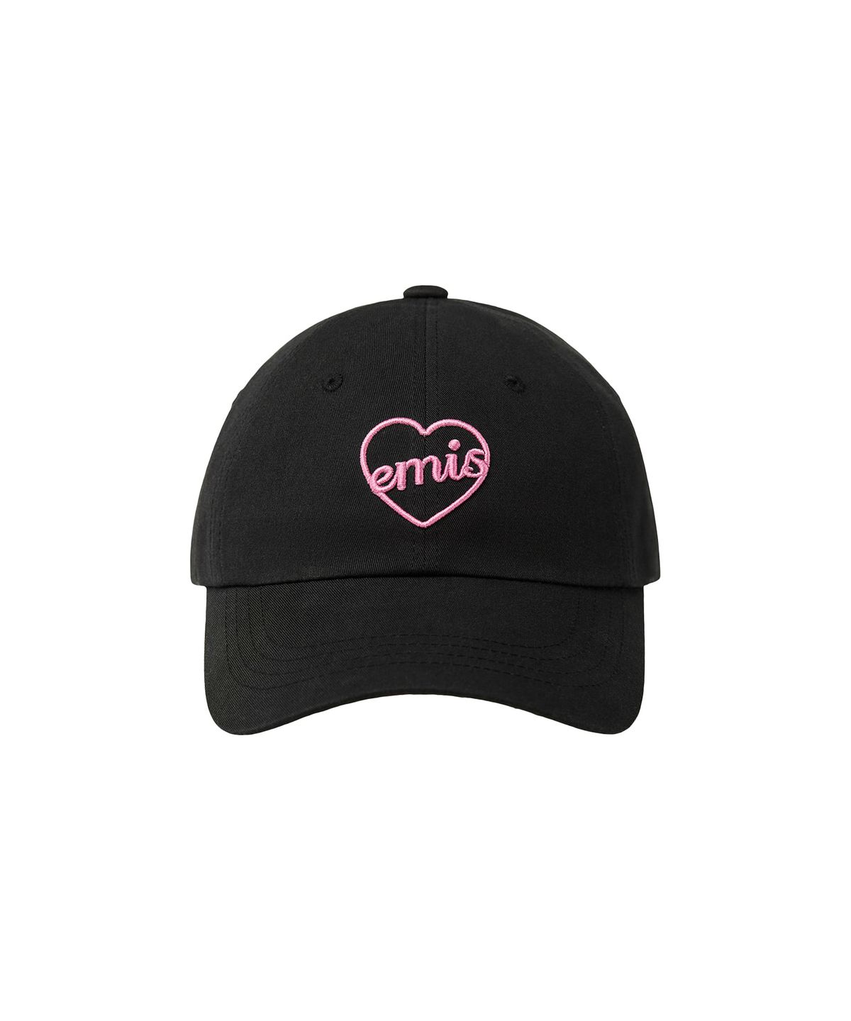 이미스(EMIS) HEART BALL CAP-BLACK/PINK