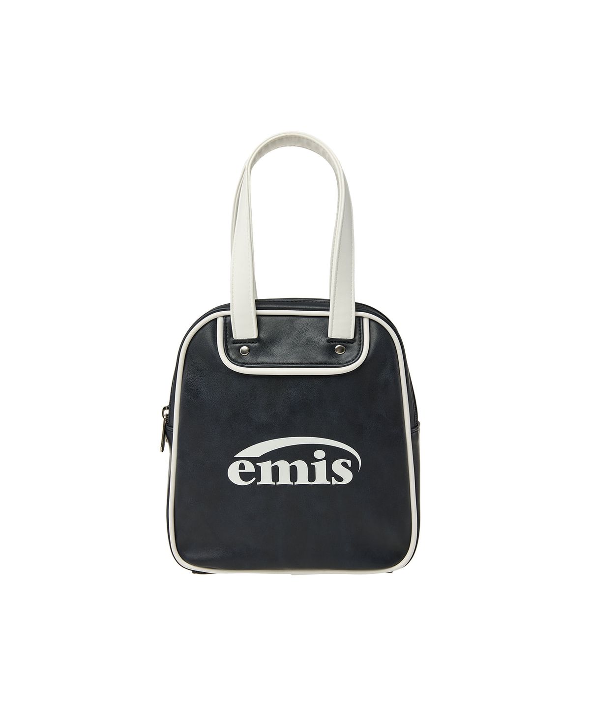 이미스(EMIS) VINTAGE SQUARE BOWLING BAG-BLACK