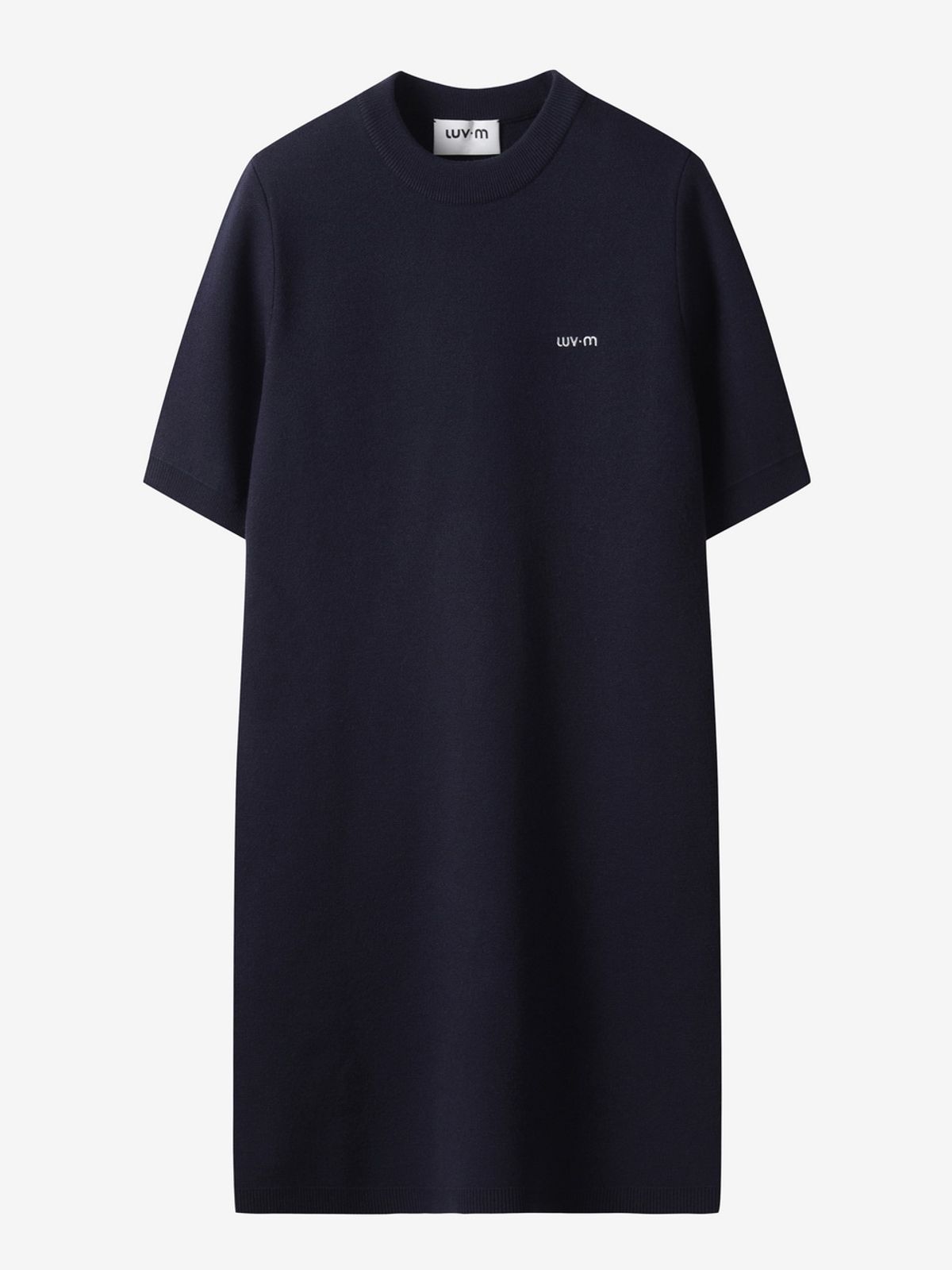 엘유브이엠(LUVM) WOOL KNIT DRESS_NAVY