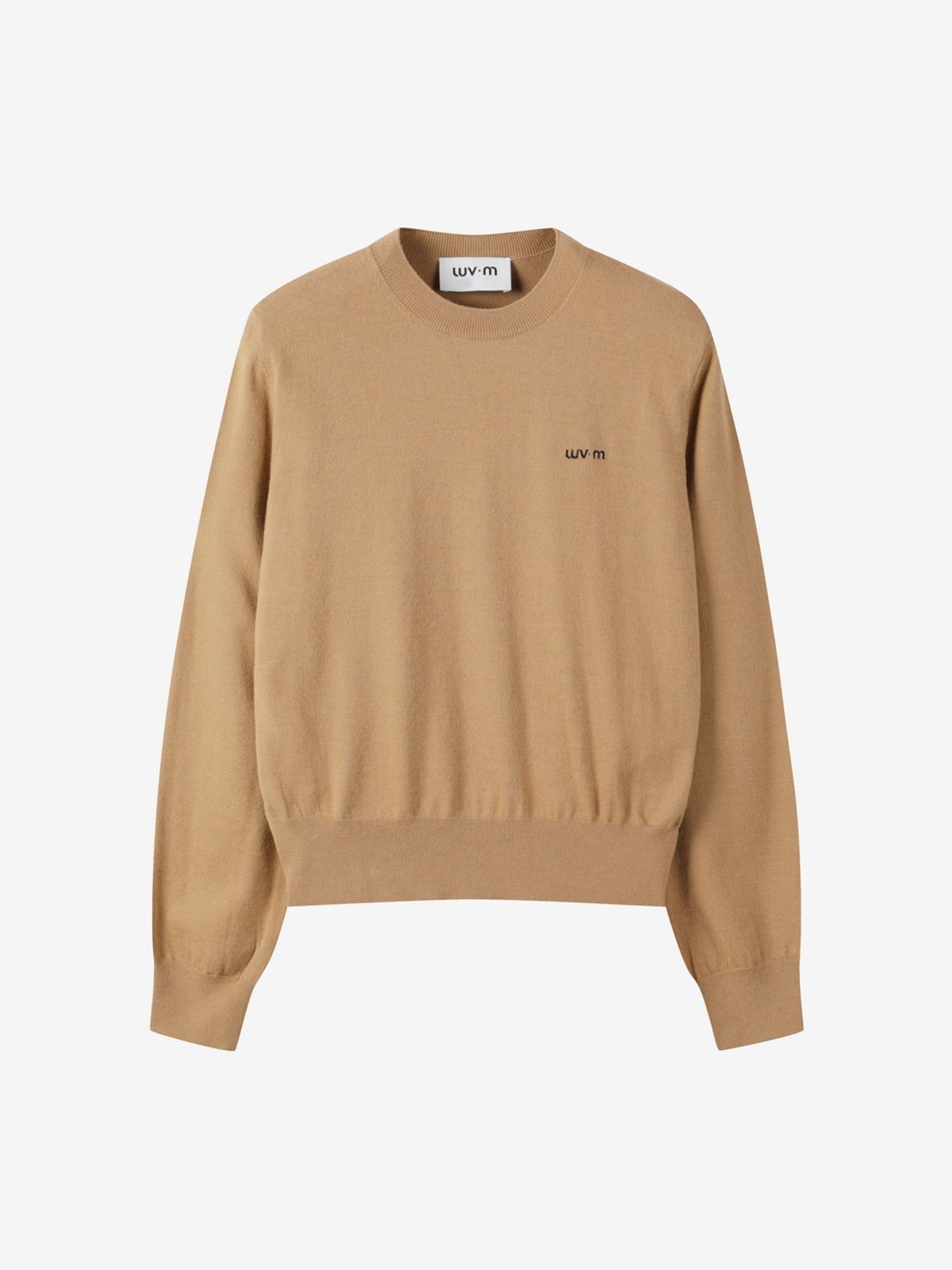 엘유브이엠(LUVM) BASIC KINT PULLOVER_CAMEL