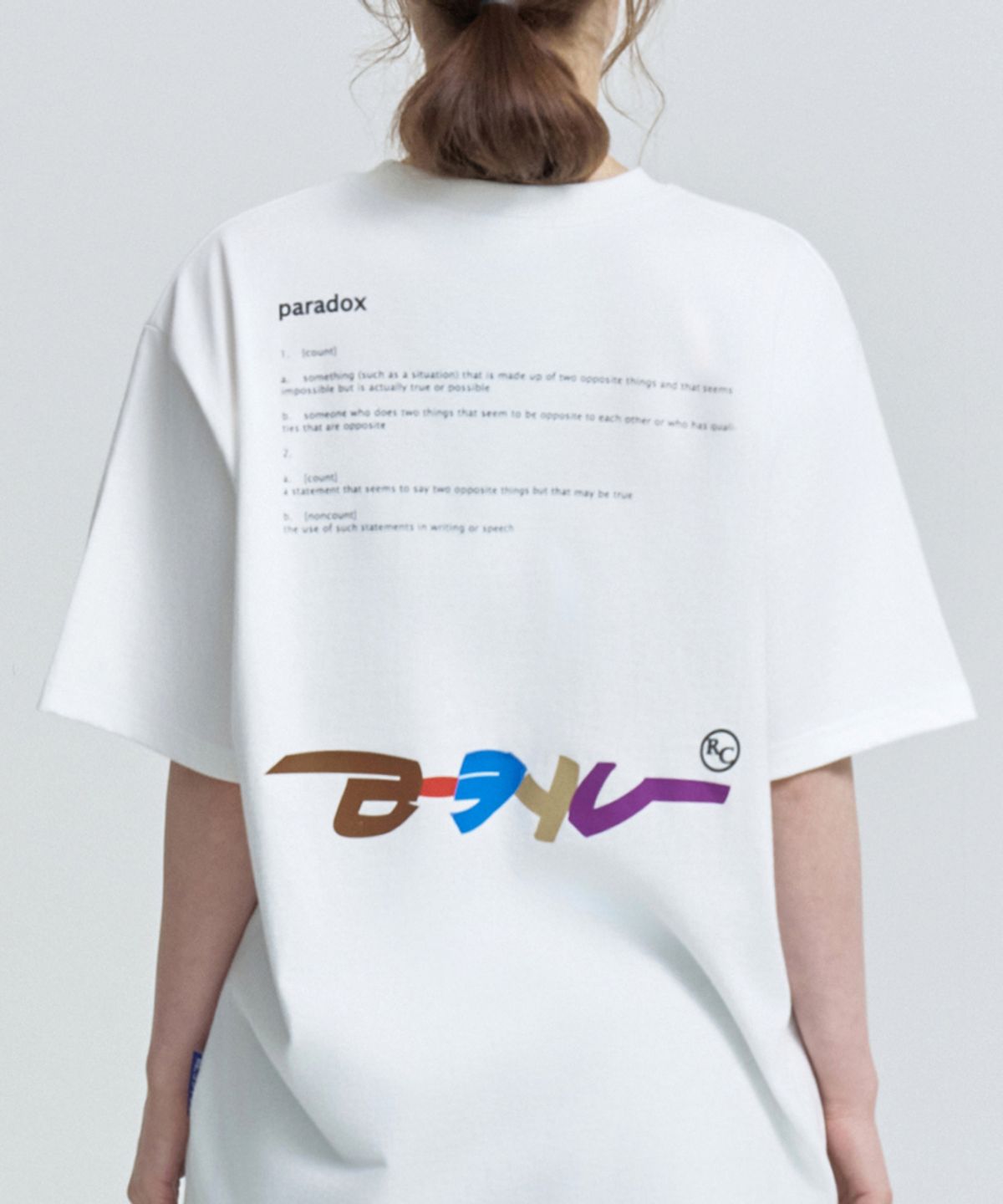 리플레이컨테이너(REPLAY CONTAINER) color paradox cotton tee (white)