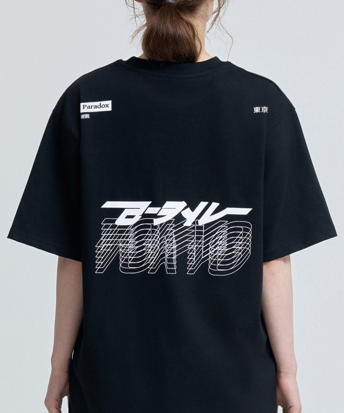 리플레이컨테이너(REPLAY CONTAINER) tokyo cotton tee (black)