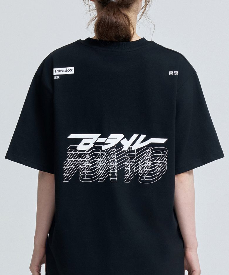 tokyo cotton tee (black)